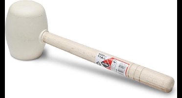 Rubi 66906 Rubberhamer Wit - 500gr