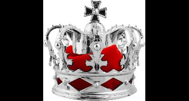 ESPA - 1 zilverkleurige mini kroon haarspeld - Accessoires > Haar accessoire