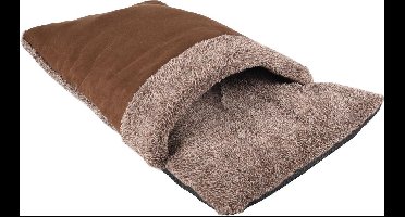 Flamingo - Kattenbed Smoothy - Bruin - 67 x 38 x 9 cm