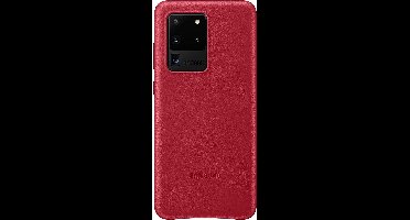 Samsung Leather Hoesje - Samsung Galaxy S20 Ultra - Rood