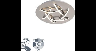 Trio Leuchten delphina - Plafondlamp - 6 lichts - Ø 450 mm - Staal