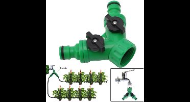 Garden Tools Waterverdeler 2-Weg Tuinslang Koppeling - G 3/4"