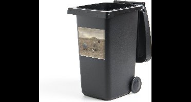 Container sticker Aardappelrooiers - Schilderij van Anton Mauve - 40x40 cm - Kliko sticker