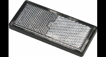 ProPlus Zelfklevende witte reflector - 85 x 39 mm - rechthoekig - E4-gekeurd