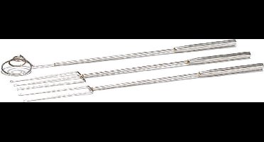 Patisse Chocolade Praline Doorhaal set - 3 stuks - RVS