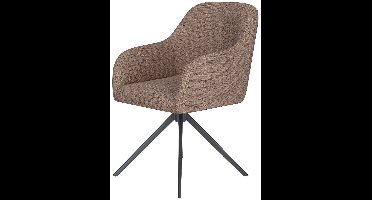 Puur - Joanne draaistoel metaal - taupe