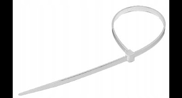 Witte Kabelbinders 7,6x300mm - 100 Stuks