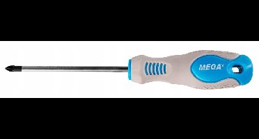 MEGA Pozidriv Schroevendraaier PZ1x100mm CrV Soft Touch