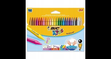 BIC Plastidecor KIDS kleurpotlodenset - 24 levendige kleuren
