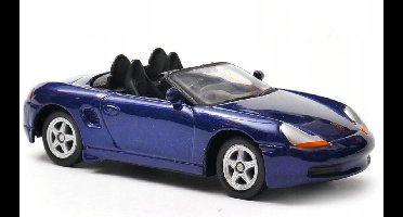 Welly Porsche Boxster Roadster modelauto 1:60 - blauw