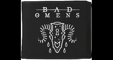 Rocksax Bad Omens - Ramskull Portemonnee - Zwart