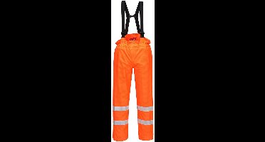 Portwest Bizflame Regen Ongevoerd - Hi-Vis Antistatische FR Broek S780 - Oranje - XXXL