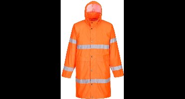 Portwest Hi-Vis Regenjas 100cm H442 - Oranje - XS