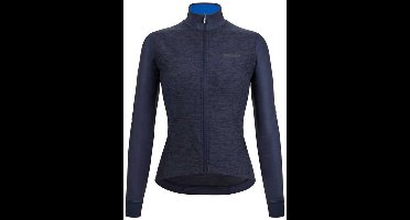 Santini Colore Puro Thermal Trui Met Lange Mouwen Blauw 2XL Vrouw