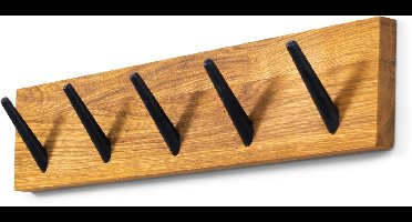 Spinder Design kapstok Nub 5 - Eiken - 5 haken - Eikenhout