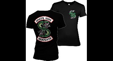 Riverdale South Side Serpents Girly Tee Damen T-Shirt Black-M