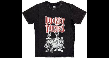 Looney Tunes - Characters Heren T-shirt - L - Zwart