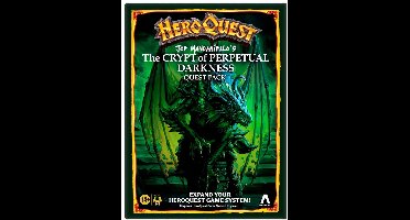 Hasbro HeroQuest Board Game Expansion The Crypt of Perpetual Darkness Quest Pack *English Version* and accessories