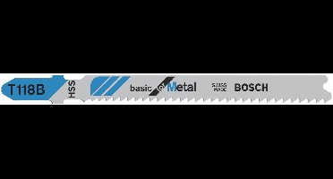 Bosch - Decoupeerzaagblad T 118 B Basic for Metal - 3 stuks