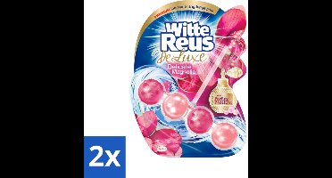 2 x Witte Reus - DeLuxe Toiletblok - Delicate Magnolia - 1 Toiletblok - Toiletblok - Geur - Reiniging - Magnolia - Luxe