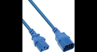 C13 - C14 stroomkabel voor UPS/PDU | 3x 0,75mm | blauw | 1,5 meter