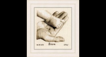 Telpakket kit Babyvoetje op hand - Vervaco - PN-0156487