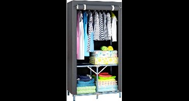 Practo-Home-Kledingkast-77x47x152-cm-grijs