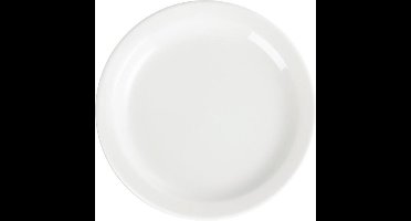 Olympia Whiteware borden met smalle rand | 15 Ø cm | 12 stuks