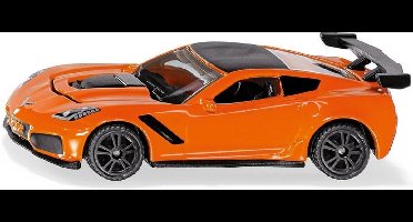 Siku Chevrolet Corvette Zr1 Staal 8,1 Cm Oranje/zwart (1534)