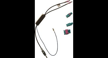 Diversity antenne adapter actief 2x fakra male --> din male