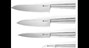 HENDI Messenset – 4-delig – Roestvrij staal – Comfortabel handvat – Corrosiebestendig