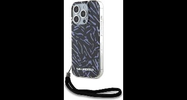 Karl Lagerfeld KLHCP15XHZBPKCCU iPhone 15 Pro Max 6,7" paars/paars Zebra met snoer