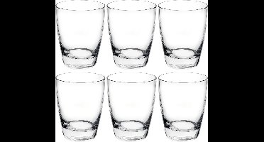 Bormioli Rocco Tumbler waterglazen - 6x - transparant - 280 ml - drinkglazen