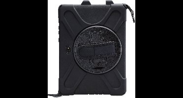 Xccess Tablethoes geschikt voor Samsung Galaxy Tab Active Pro Hardcase Backcover | Xccess Survivor All-round + Schouderband | Schokbestendig Galaxy Tab Active Pro Telefoonhoesje | Anti Shock Proof + Standaard - Zwart