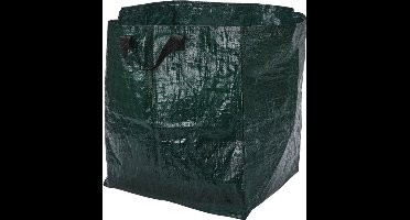 Progarden Tuinafvalzak - opvouwbaar - groen - 75 liter - bladeren opruimen