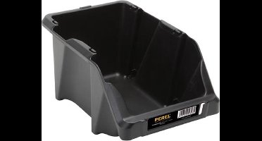 Perel Stapelbak, stapelbaar, kunststof, 152 x 245 x 122 mm, zwart
