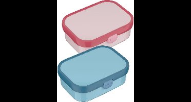 Brotdosen mit Einsatz & Gabel Campus 700 ml Set van 2