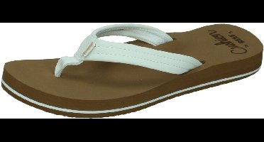 Reef Cushion Breezecloud Dames Slippers - Cognac/Wit - Maat 36