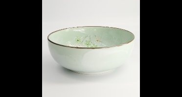 TOKYO DESIGN STUDIO - Green Cosmos Bowl 25x8cm 2400ml Q593/GC 2/12