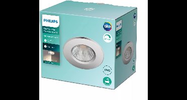 Philips Dive badkamerinbouwspot - 1-lichts - chroom