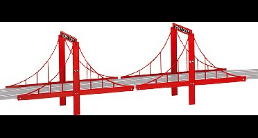 Carrera Go!!! Racebaanonderdeel - GO!!! Bruggenset stukken - 4 Brugdelen onderdeel