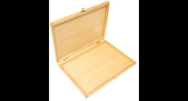 Kangaro potlodendoos - hout - geschikt voor 33 kleurpotloden - zonder inhoud - K-830060