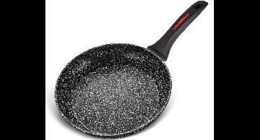 Royalty Line® FFN20 Koekenpan Inductie - Ø 20 cm - Pan Met Antiaanbaklaag - Bakpan PFOA & PTFE Vrij - Pannen Voor Alle Warmtebronnen - Zwart