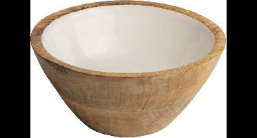 Gusta - Schaaltje 'Mango Enamel' wit