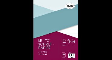 Interieur Multo A4 23-gaats lijn 100 vel | 10 stuks