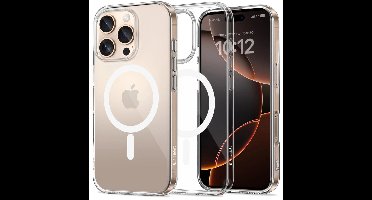 iPhone 16 Pro Hoesje - Tech-Protect FlexAir MagSafe Case - Transparant - GSM Hoesje - Telefoonhoesje Geschikt Voor: iPhone 16 Pro