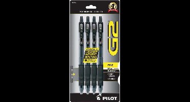 Pilot - G2 Premium Gel Roller Pen 0.7mm- Zwart - per 4 verpakt