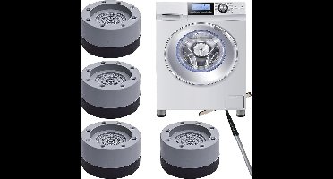 Universele antislip rubberen voetkussens voor wasmachines en drogers - Trillingsdempers, 4 stuks