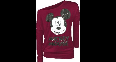 Mickey Mouse Twinkle Dames Shirt met lange mouwen - rood - XXL