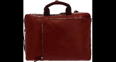 PICARD Leren Business tas Rugzak met laptopvak Buddy Business Bag and Backpack Cognac Bruine